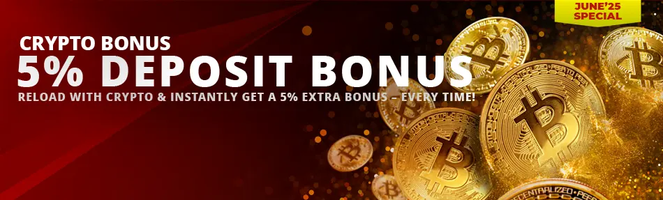 5% CRYPTO USDT BONUS